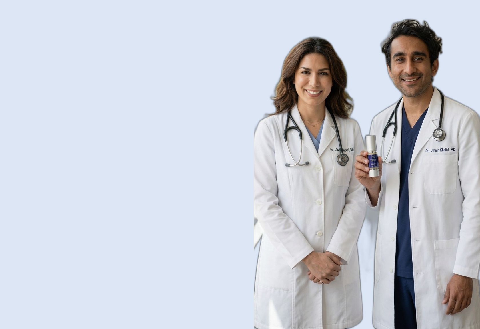 Dr Umair Khalid and Dr Linda, the doctors behind Vivia